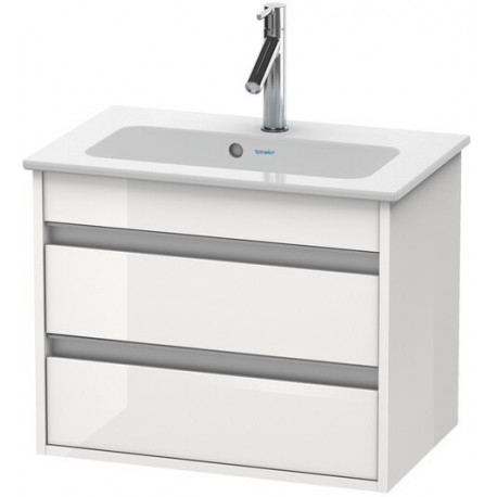 Meuble sous-vasque KETHO COMPACT 480x600x385mm blanc brillant