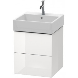 Meuble sous-vasque L-CUBE 544x484x459mm blanc mat