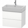 Meuble sous-vasque L-CUBE 544x684x459mm blanc mat