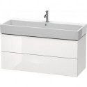 Meuble sous-vasque L-CUBE 544x1184x459mm blanc brillant