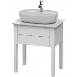 Meuble sous-vasque LUV 743x688x450mm blanc semi-brillant