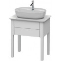 Meuble sous-vasque LUV 743x688x450mm blanc semi-brillant