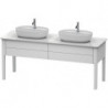 Meuble sous-vasque LUV 743x1783x570mm blanc nordique