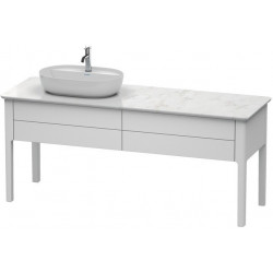 Meuble sous-vasque LUV 743x1388x570m avec éclairagecken re blanc nordique