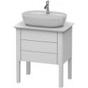 Meuble sous-vasque LUV 743x688x450mm blanc semi-brillant