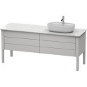 Meuble sous-vasque LUV 743x1783x570m avec éclairagecken re blanc nordique