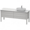 Meuble sous-vasque LUV 743x1783x570m avec éclairagecken re blanc nordique