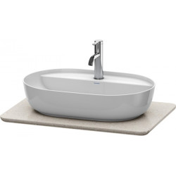 Console en pierre de quartz LUV 25x688x475mm blanc Structure