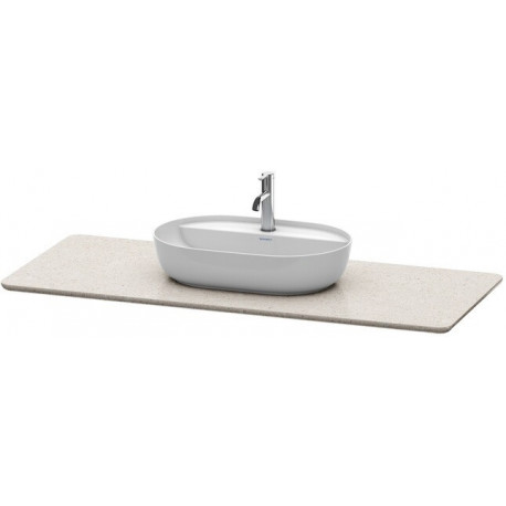 Console en pierre de quartz LUV 25x1388x595mm blanc Structure