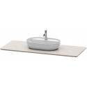 Console en pierre de quartz LUV 25x1388x595mm blanc Structure