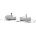 Console en pierre de quartz LUV 25x1783x595mm blanc Structure