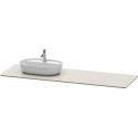 Console en pierre de quartz LUV 25x1783x595m avec découpe droite blanc Structure