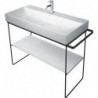 Insert en verre Duravit DURASQUARE pour console métallique 003103/104 flan gr