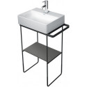 Insert en verre Duravit DURASQUARE pour console métallique 003109/110 flan gr