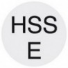 Alésoir mécanique CN à queue cylindrique, HSSE, Ø nominal : 3,50 mm, Long. totale 70 mm, Lames de 18 mm, queue Ø 4 mm