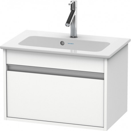 Meuble sous-vasque KETHO COMPACT 410x600x385mm blanc mat