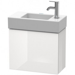 Meuble sous-vasque L-CUBE 400x480x240mm ouverture droite blanc mat