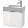 Meuble sous-vasque L-CUBE 400x480x240mm ouverture droite blanc mat
