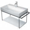Support métallique DURASQUARE pour lave-mains f WT 235380 chromé 