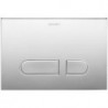 Plaque de déclenchement DURASYSTEM A1 217x146.5mm pour WC, plastique blanc DURAVIT