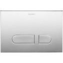 Plaque de déclenchement DURASYSTEM A1 217x146.5mm pour WC, plastique blanc DURAVIT