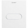 Plaque de déclenchement DURASYSTEM A1 130x150mm pour urinoir, plastique blanc
