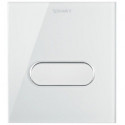 Plaque de déclenchement DURASYSTEM A1 140.5x157mm pour urinoir, plastique blanc