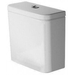 Réservoir de chasse DURASTYLE 390x170mm connexion droite/gauche blanc