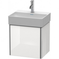 Meuble sous-vasque XSQUARE 397x434x340mm ouverture droite blanc mat