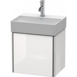 Meuble sous-vasque XSQUARE 397x434x340mm ouverture droite blanc brillant