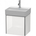 Meuble sous-vasque XSQUARE 397x434x340mm ouverture droite blanc nordique