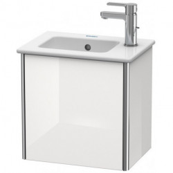 Meuble sous-vasque XSQUARE 400x410x289mm ouverture gauche blanc mat