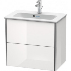 Meuble sous-vasque Duravit XSQUARE COMPACT 560x610x388mm blanc mat