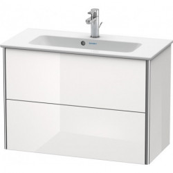 Meuble sous-vasque Duravit XSQUARE COMPACT 560x810x388mm blanc semi-brillant