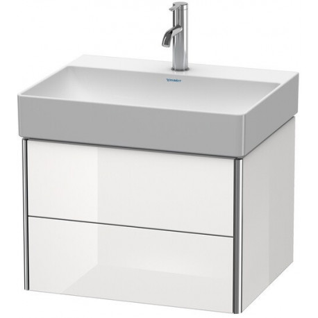 Meuble sous-vasque XSQUARE 397x584x460mm blanc semi-brillant