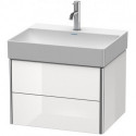Meuble sous-vasque XSQUARE 397x584x460mm blanc semi-brillant