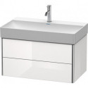 Meuble sous-vasque XSQUARE 397x784x460mm blanc brillant