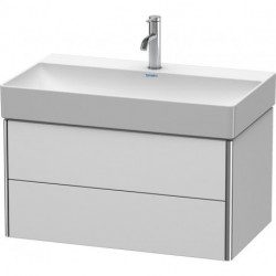Meuble sous-vasque XSQUARE 397x784x460mm blanc semi-brillant