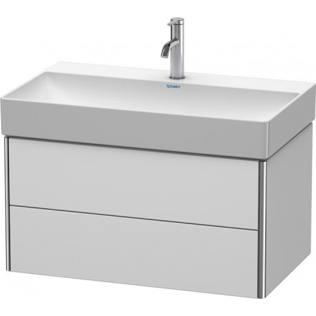 Meuble sous-vasque XSQUARE 397x784x460mm blanc semi-brillant