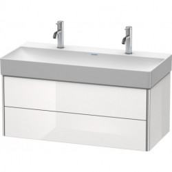 Meuble sous-vasque XSQUARE 397x984x460mm blanc brillant