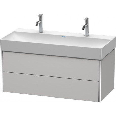 Meuble sous-vasque XSQUARE 397x984x460mm blanc nordique