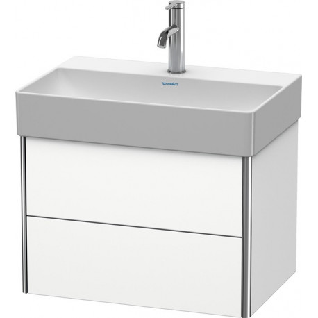 Meuble sous-vasque Duravit XSQUARE COMPACT 397x584x390mm blanc mat