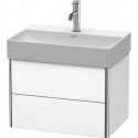 Meuble sous-vasque Duravit XSQUARE COMPACT 397x584x390mm blanc mat