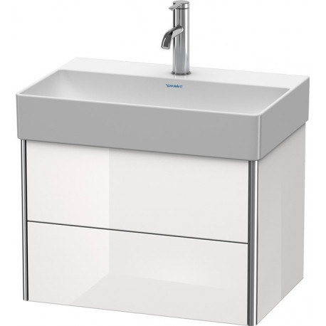 Meuble sous-vasque Duravit XSQUARE COMPACT 397x584x390mm blanc brillant