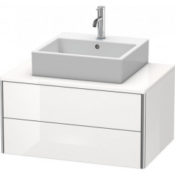 Meuble sous-vasque XSQUARE 400x800x548mm blanc brillant lack