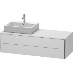 Meuble sous-vasque XSQUARE 400x1400x548m avec éclairage li blanc sdm