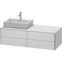 Meuble sous-vasque XSQUARE 400x1400x548m avec éclairage li blanc sdm