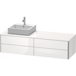 Meuble sous-vasque XSQUARE 400x1600x548m avec éclairage li blanc sdm