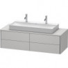 Meuble sous-vasque XSQUARE 400x1400x548mm blanc nordique