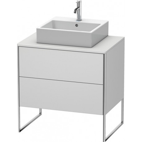 Meuble sous-vasque XSQUARE 778x800x548mm blanc semi-brillant